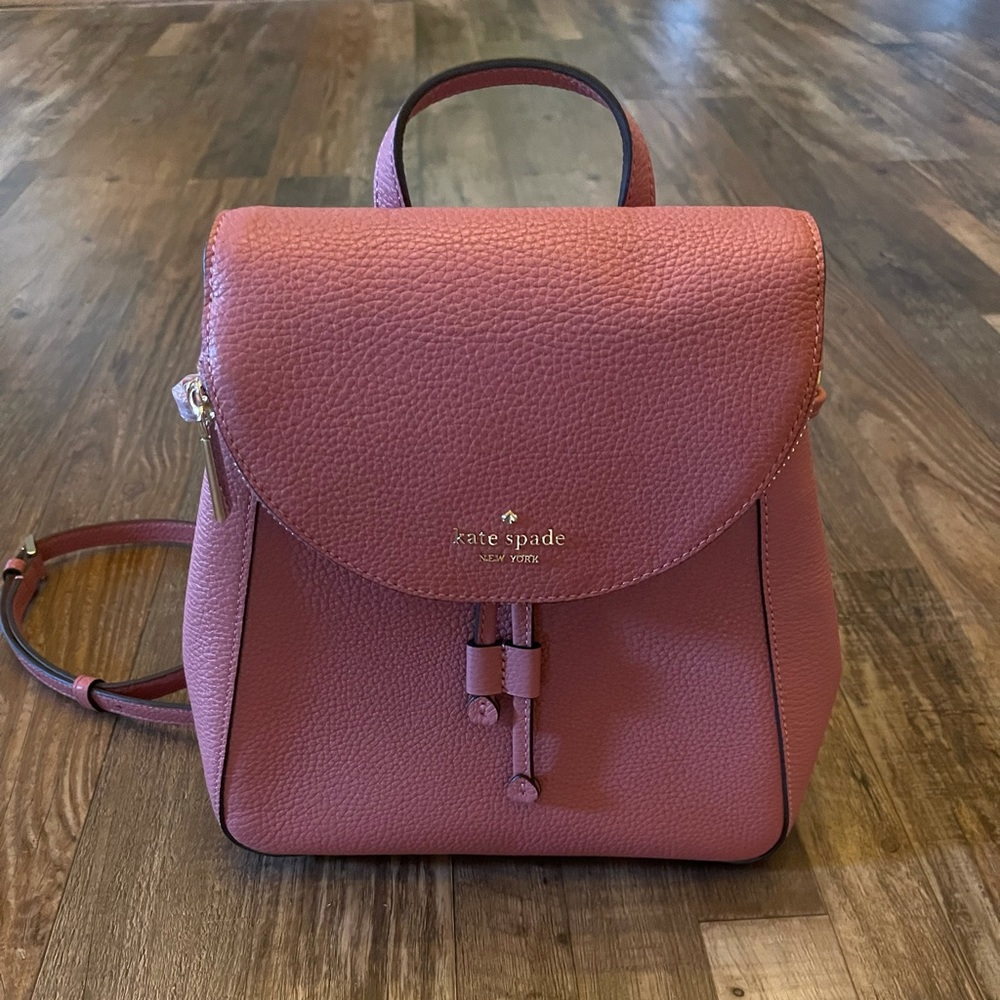 NEW! kate spade Leila medium flap backpack